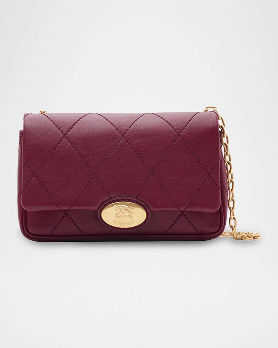 Strand Quilted Leather Clutch Bag